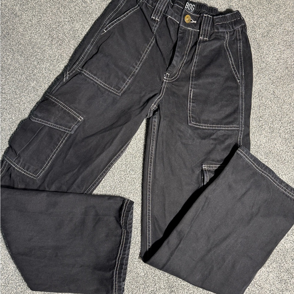 BDG Black jeans with Contrast White Stitching